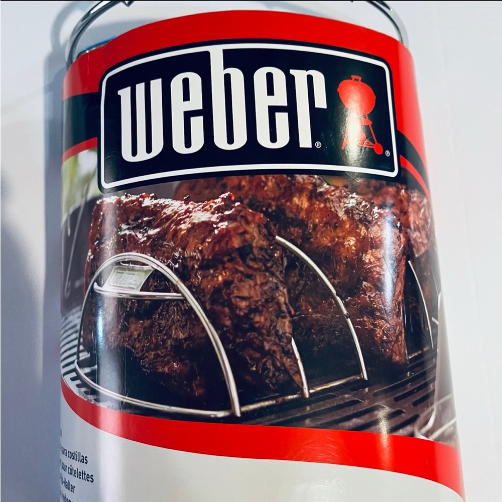 Weber Stainless Steel Rib Rack - Red Label - Picture 2 of 5